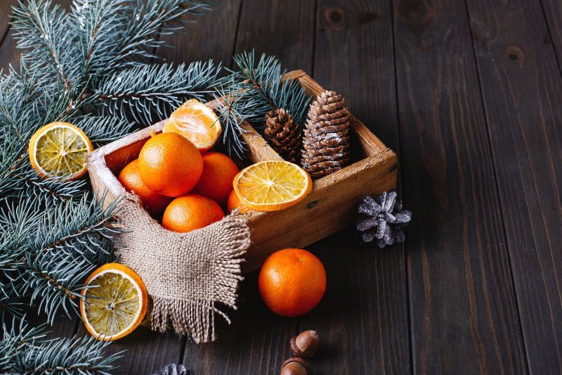 la naranja española en navidad